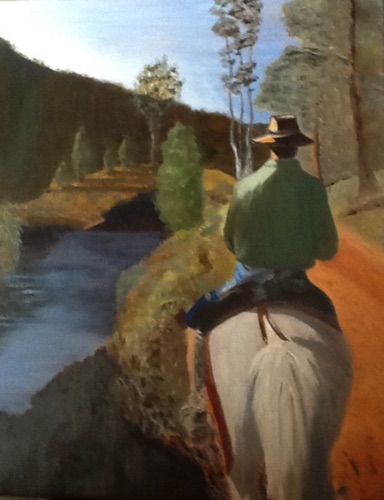 BI-CENTENNIAL NATIONAL TRAIL
Oil on Canvas
61x51cm
$110 BI-CENTENNIAL NATIONAL TRAIL
Oil on Canvas
61x51cm
$110